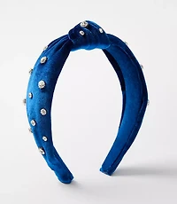 Sparkle Velvet Knot Headband