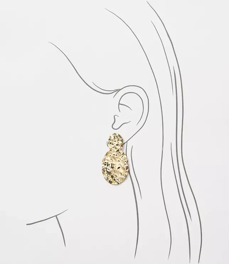 Molded Abstract Statement Earrings