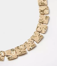 Molded Abstract Statement Necklace