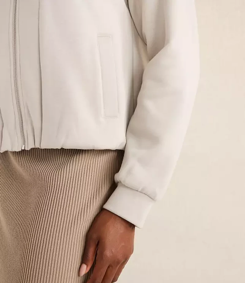 Haven Well Within Soft-Brushed Fleece Bubble Bomber