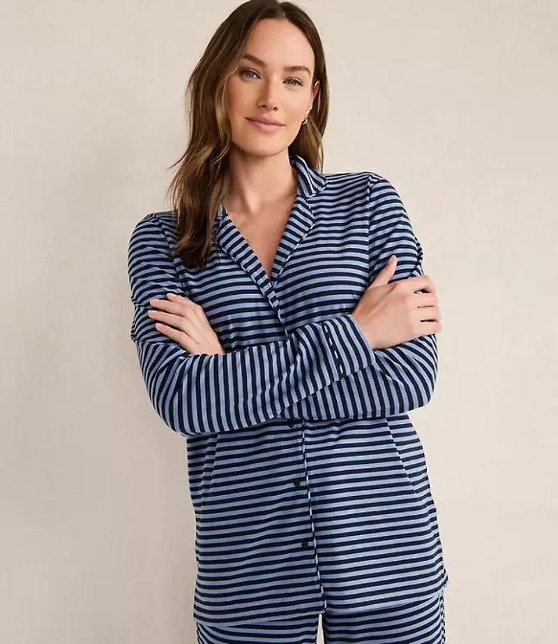 Haven Well Within Organic Cotton Jersey Bold Stripe Sleep Set