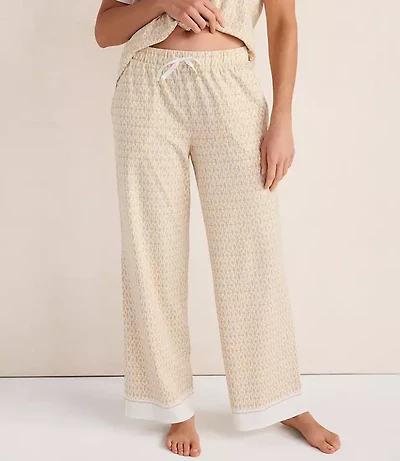 Haven Well Within Organic Cotton Jersey Muted Floral Pajama Pants