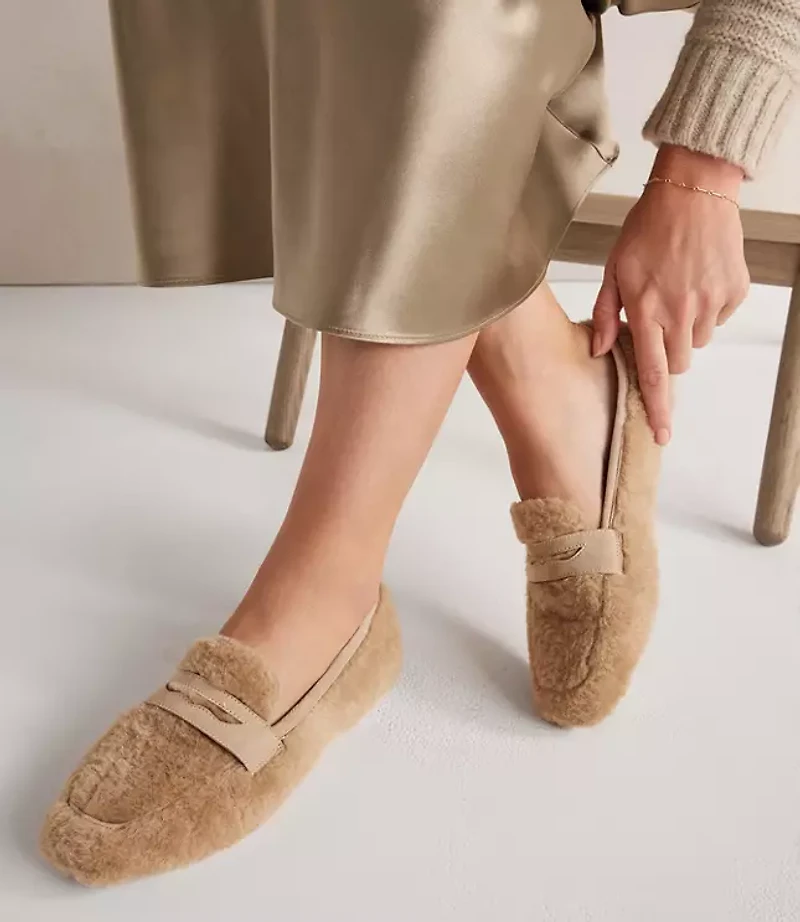 Haven Well Within Sherpa and Leather Moccasins