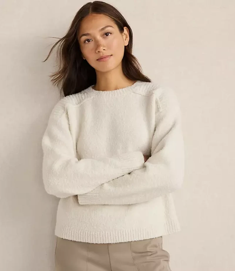 Haven Well Within Boucle Crewneck Sweater