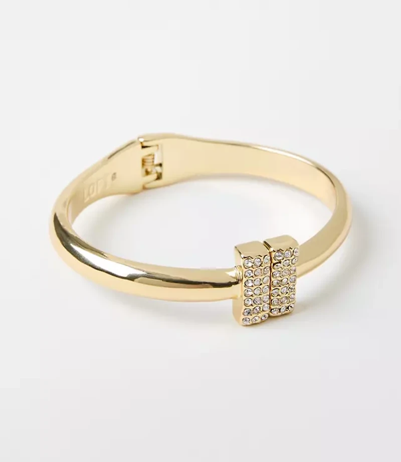 Pave Bar Bangle Bracelet