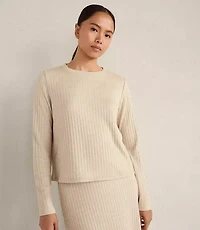 Haven Well Within Lurex Rib Knit Top
