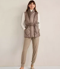 Haven Well Within Shiny Quilted Puffer Vest
