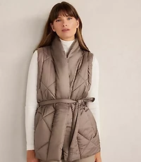 Haven Well Within Shiny Quilted Puffer Vest