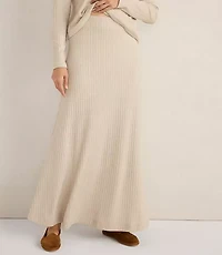 Haven Well Within Lurex Rib Knit Maxi Skirt