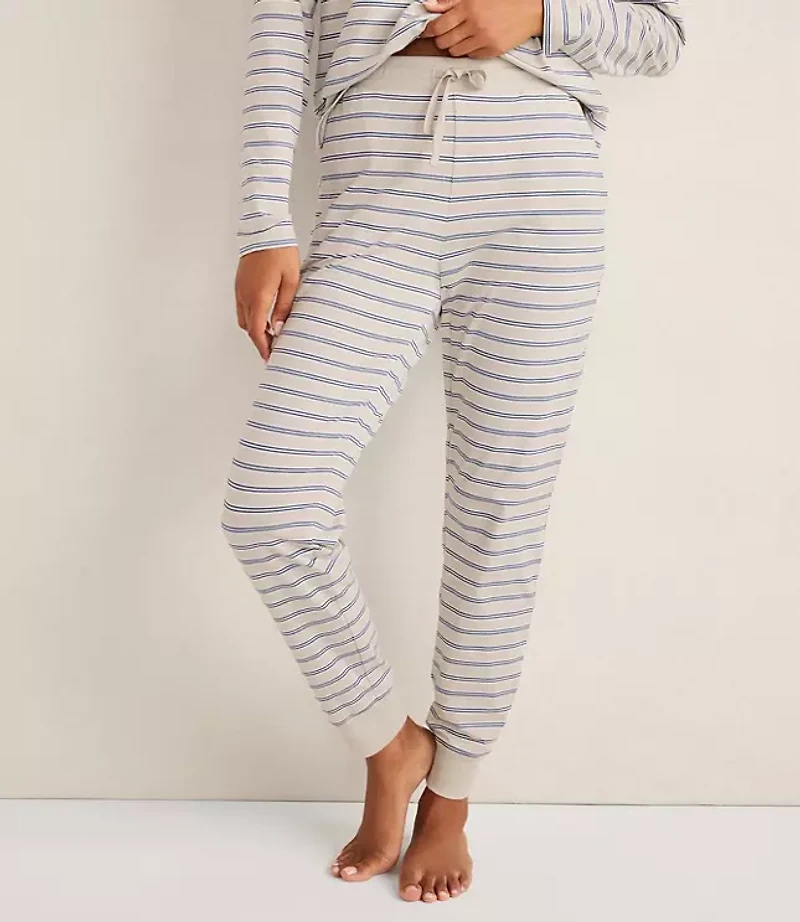 Haven Well Within Organic Cotton Jersey Stripe Joggers