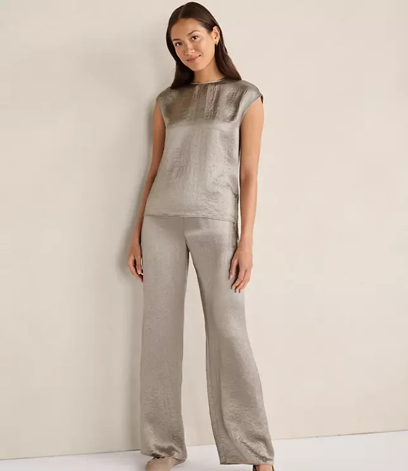 Haven Well Within Luxe Crinkle Shine Pants