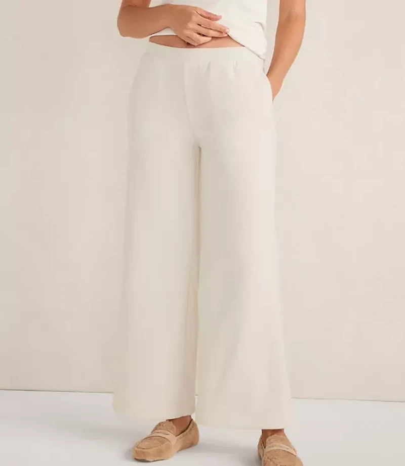 Haven Well Within Brushed Terry Wide Leg Pants