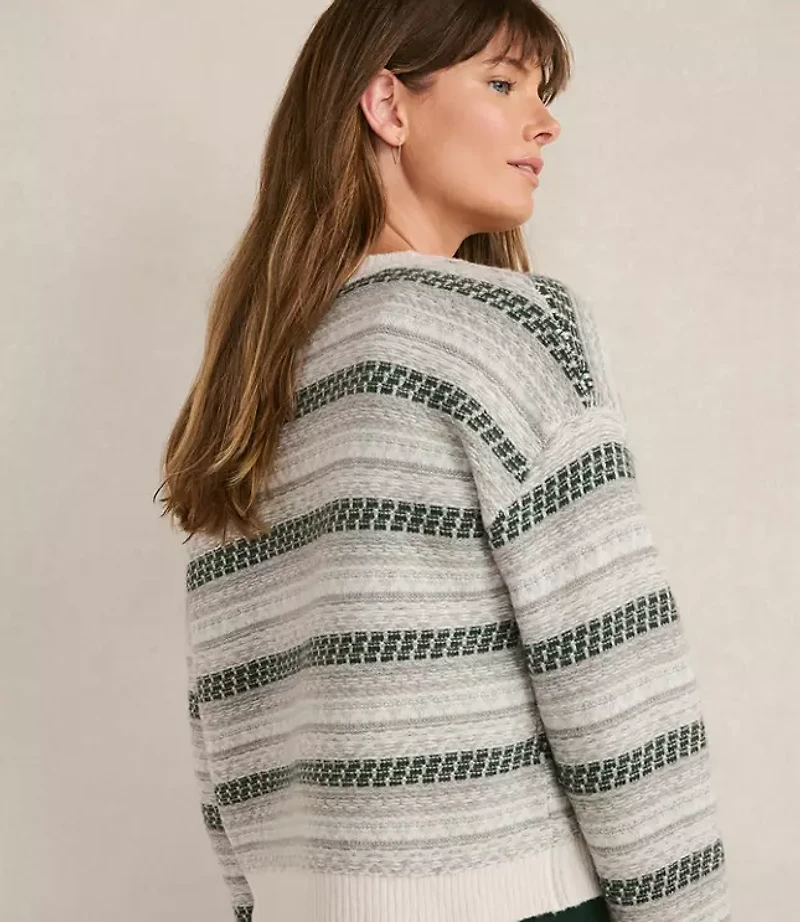 Haven Well Within Wool Blend Fair Isle Cardigan