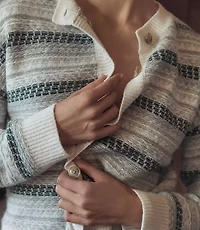 Haven Well Within Wool Blend Fair Isle Cardigan