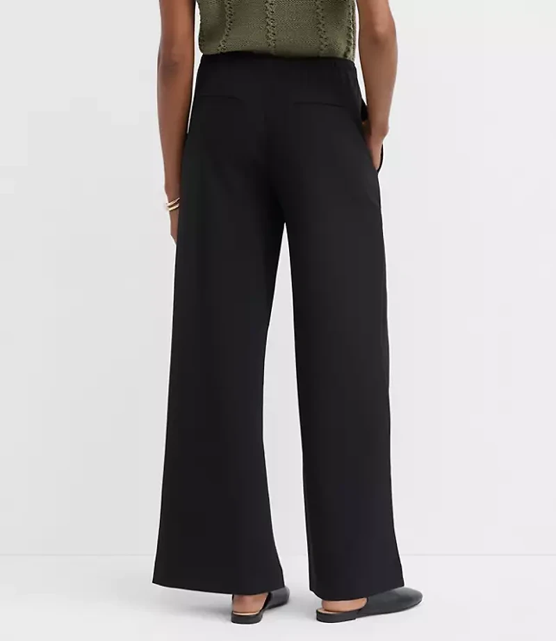 Sawyer Pull On Pants Textured Crepe