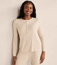 Haven Well Within Drapey Rib Knit Henley