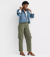 Cargo Barrel Pants Twill