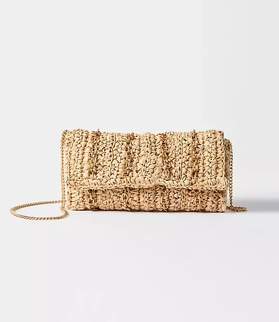 Straw Chain Bag