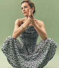 Petite Floral Ruched Apron Neck Midi Dress