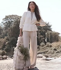 Haven Well Within Chunky Cotton Blend Belted Cardigan