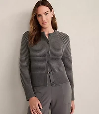 Haven Well Within Organic Cotton Horizontal Stitch Cardigan