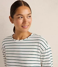 Haven Well Within Organic Cotton Jersey Stripe Sleep Dress