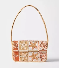 Starfish Beaded Shoulder Bag