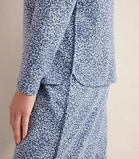 Haven Well Within Organic Cotton Jersey Animal Print Pajama Top