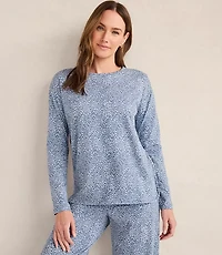 Haven Well Within Organic Cotton Jersey Animal Print Pajama Top