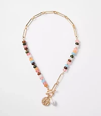 Beaded Chunky Statement Necklace