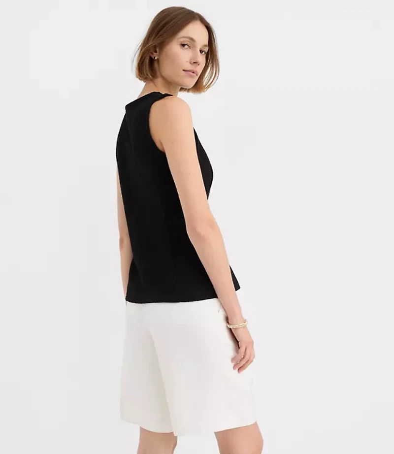 Petite Textured Knit Vest