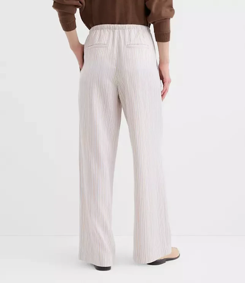 Sawyer Pull On Pants Striped Twill