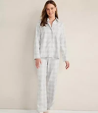 Haven Well Within Lightweight Flannel Windowpane Pajama Pants