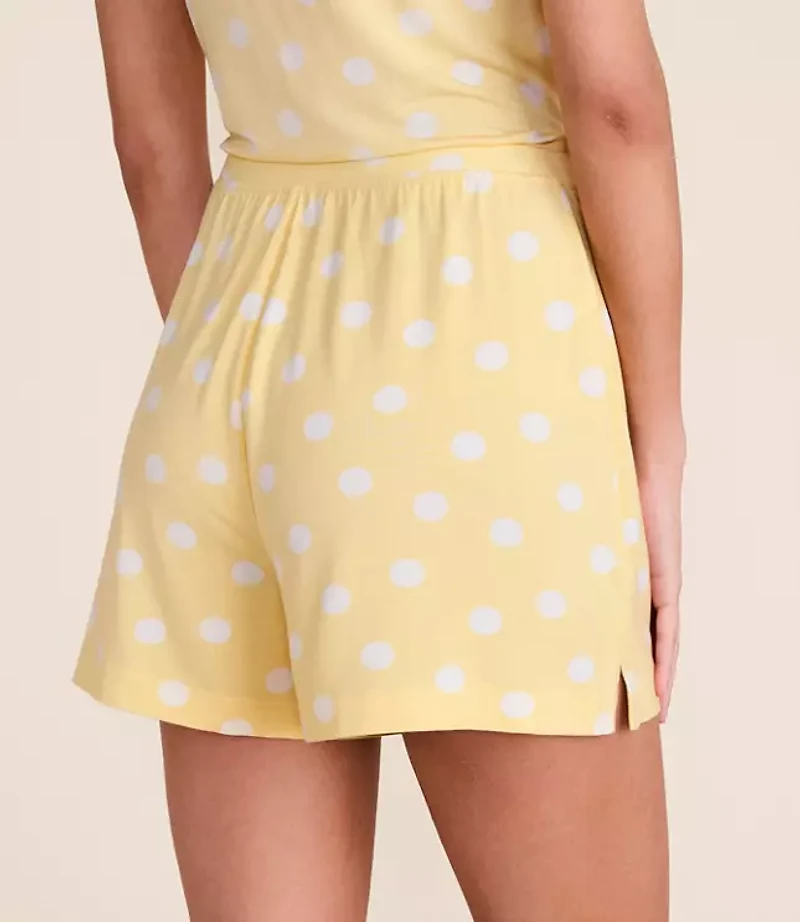 Lou & Grey Dotted Essential Modal Pajama Shorts