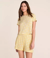 Lou & Grey Dotted Essential Modal Pajama Shorts