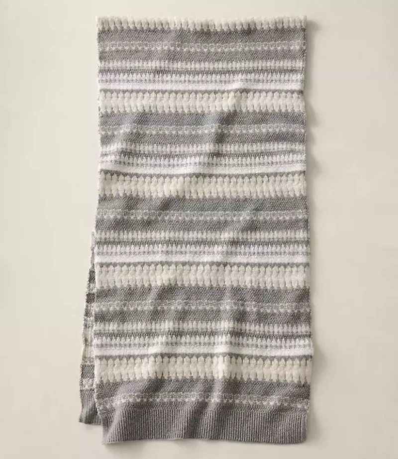 Haven Well Within Organic Cotton Blend Nostalgic Fair Isle Scarf