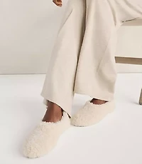 Haven Well Within Shearling and Suede Slippers