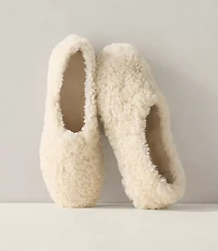 Haven Well Within Shearling and Suede Slippers