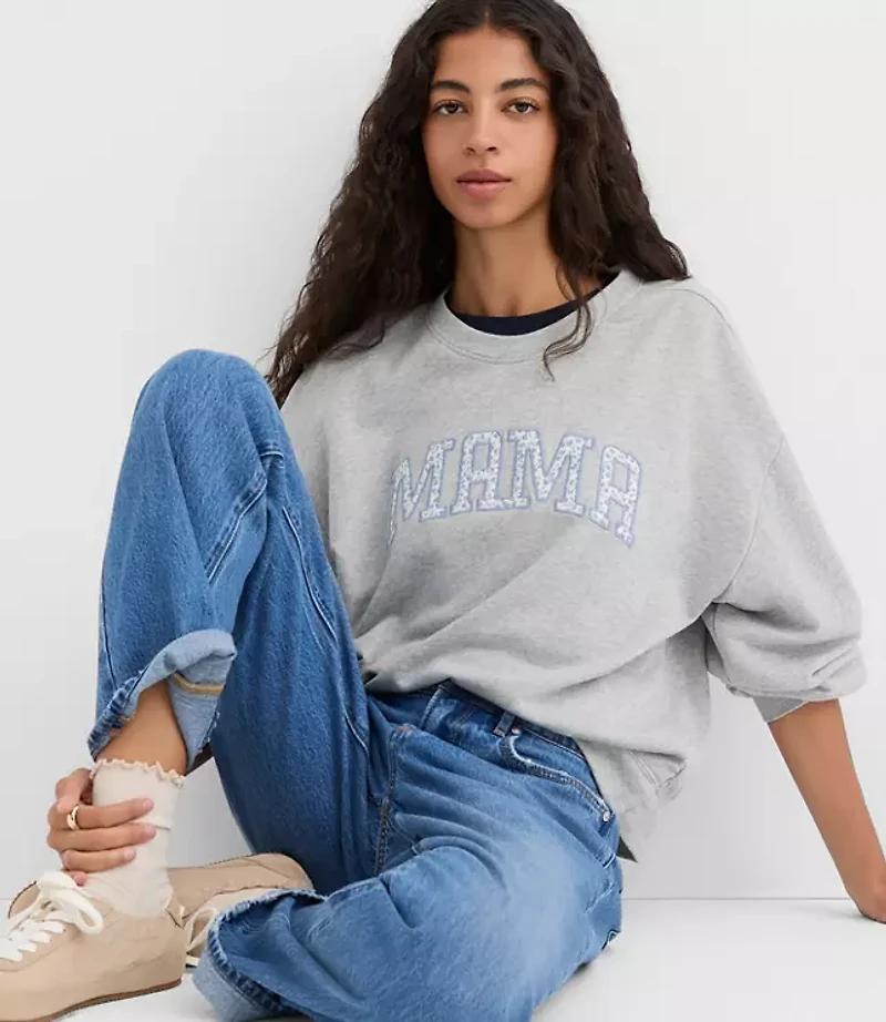 Mama Patchwork Sweatshirt