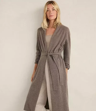 HWW CASHMERE BELTED DUSTER