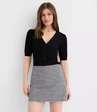 Gingham Modern Mini Skort