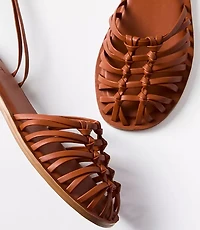 Fisherman Lace Up Sandals