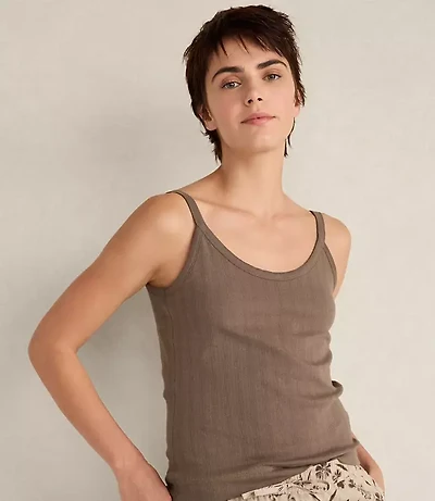 HWW FLAT BK POINTELLE CAMI