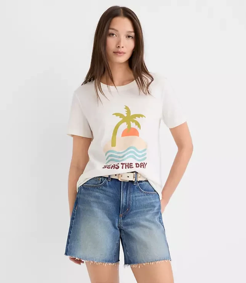 Seas The Day Everyday Crew Tee