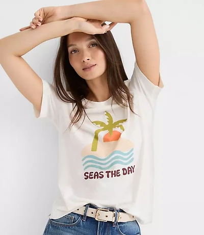Seas The Day Everyday Crew Tee