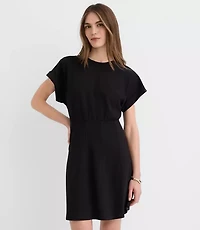 Petite Seamed Mini Tee Dress