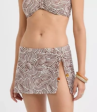 LOFT Beach Seashell Beaded Swim Skort