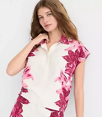 Petite Lily Linen Blend Popover Shirt