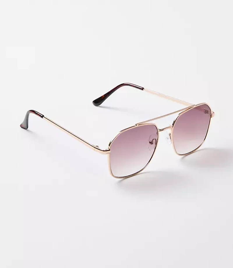 Small Metal Aviator Sunglasses