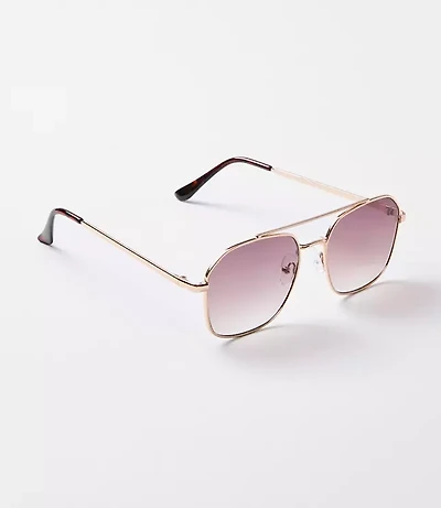 Small Metal Aviator Sunglasses
